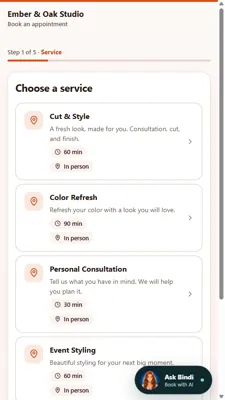 Booking on the go